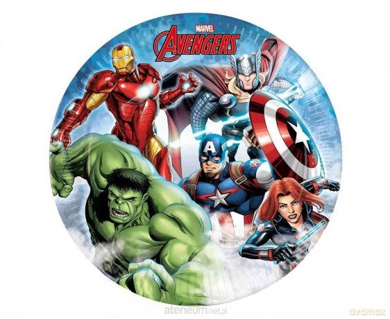 Talerzyki papierowe Avengers Infinity 23cm 8szt