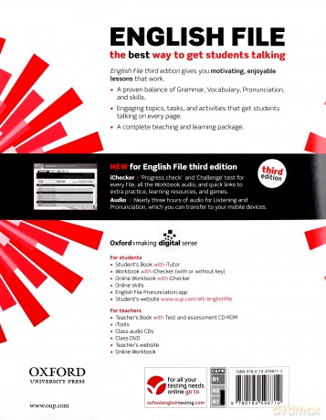 English File 3E Elementary WB With Key [KSIĄŻKA]+[CD]