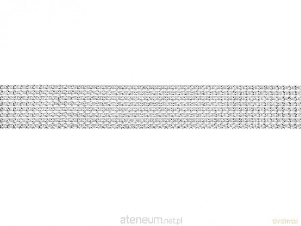 Taśma z cyrkoniami srebrny 4x900cm