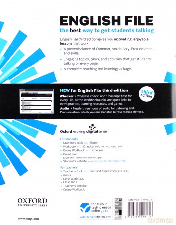 English File 3E Pre-Int WB With Key [KSIĄŻKA]+[CD]