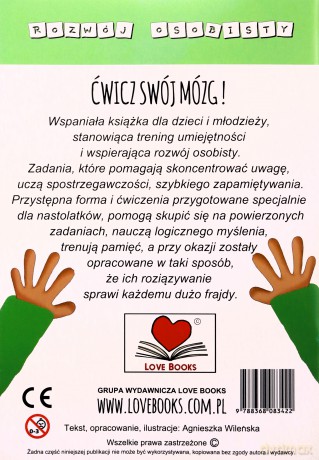 Trening umysłu. Zadania dla nastolatków - Agnieszka Wileńska [KSIĄŻKA]