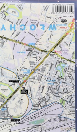 Warszawa- plan miasta 1:26 000 laminat 2024 [KSIĄŻKA]