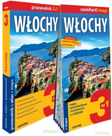 Włochy przewodnik 3w1 przewodnik + atlas + mapa [KSIĄŻKA]