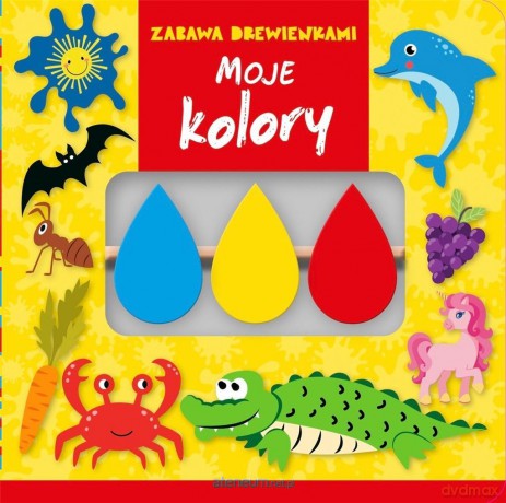 Zabawa drewienkami. Moje kolory [KSIĄŻKA]
