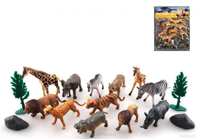 Zwierzęta safari 16szt Animal Planet [FIGURKA]
