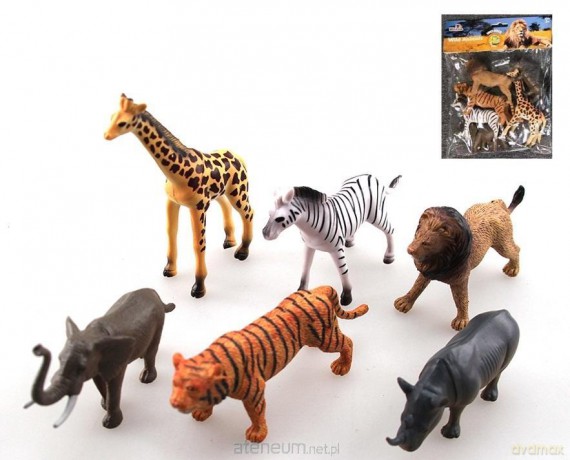Zwierzęta safari 6szt Animal Planet [FIGURKA]