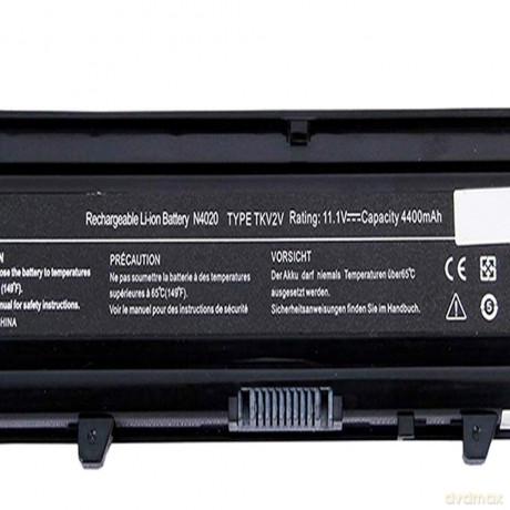 Amsahr Replacement Battery for Dell 14V 4400 mAh, 11.1 Volts & 6 Cell