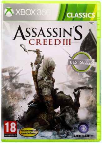 Assassin's Creed III (3) (Xbox One Compatible) (Spanish Box) [GRA XBOX360]