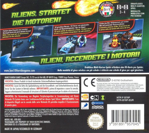 Ben 10: Galactic Racing (Italian Box - EFIGS in Game) [GRA NDS]