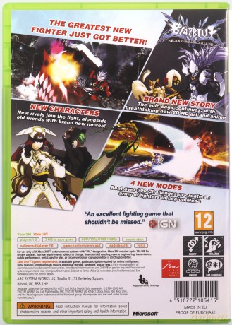 BlazBlue: Continuum Shift [GRA XBOX360]