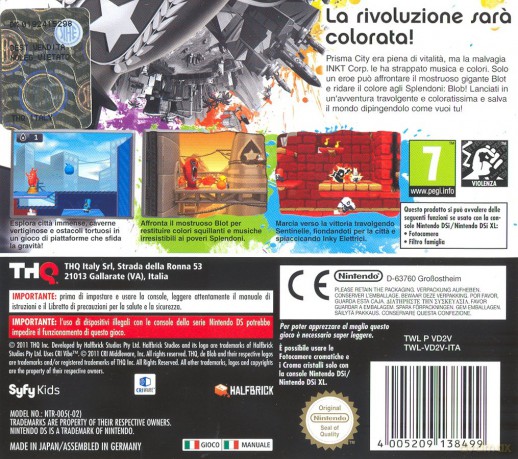 de Blob 2 (Italian Box - Multi Lang in Game) [GRA NDS]
