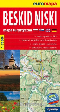 Euromapa Beskid Niski 1:70 000 [KSIĄŻKA]