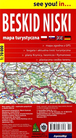 Euromapa Beskid Niski 1:70 000 [KSIĄŻKA]