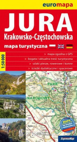 Euromapa Jura Krakowsko-Częstochowska 1:50 000 [KSIĄŻKA]