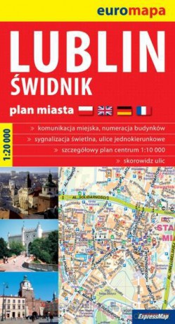 Euromapa Lublin, Świdnik 1:20 000 w.2012 [KSIĄŻKA]