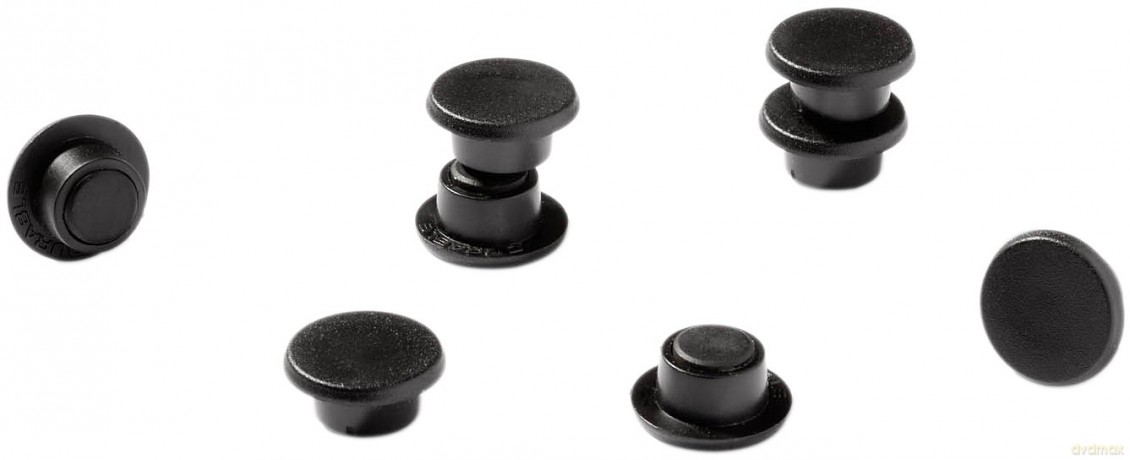Durable 475401 Magnets in Industrial Packaging 37 mm 1000 p - Black