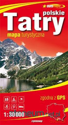 Euromapa Tatry polskie 1:30 000 [KSIĄŻKA]