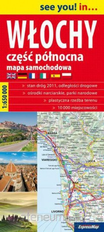 Euromapa Włochy cz.Pn [KSIĄŻKA]