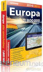 Europa atlas samochodowy 1:800 000 [KSIĄŻKA]