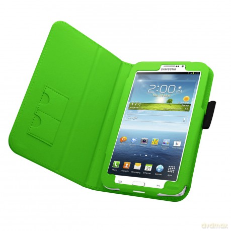 Green case with pen