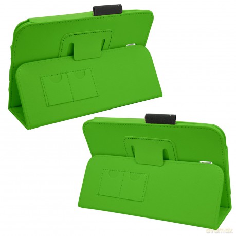 Green case with pen