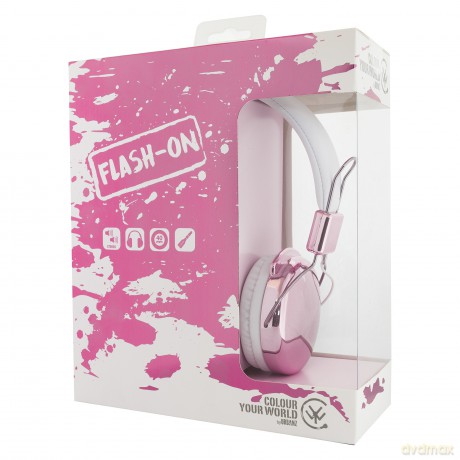 Groov-e Urbanz FLASH-ON Headphones (Pink)