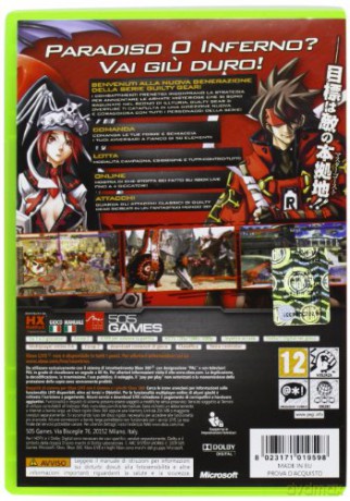 Guilty Gear 2: Overture (Italian Box - Multi Lang in Game) [GRA XBOX360]