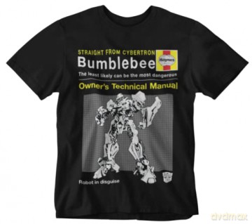 Haynes Manual - Transformers - Bumblebee - T-Shirt (Small)