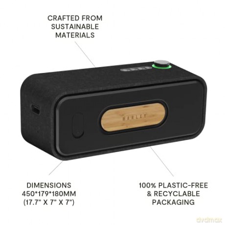 House of Marley: Get Together 2 XL Portable Bluetooth Speaker - Signature Black