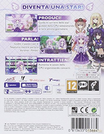 Hyperdimension Neptunia: Producing Perfection (Italian Box - ENG In Game) [GRA PS VITA]