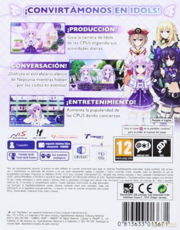 Hyperdimension Neptunia: Producing Perfection (Spanish Box - ENG In Game) [GRA PS VITA]