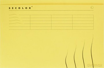 Jalema - Folding Folder Secolor Folio - (Yellow) (250 pcs)