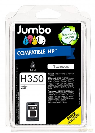 JUMBO PRINT JP012628 Inkjet Cartridges (Pack of 1) FOR HP H350