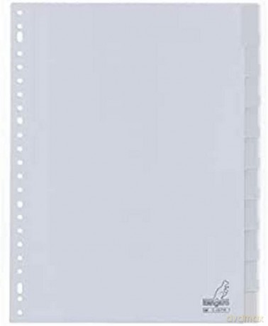 Kangaro, Tabs with Window - 10x - 23 holes - (Grey) (G410FM)