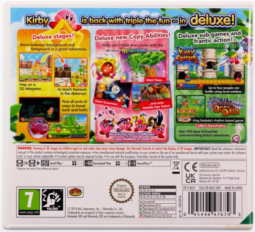 Kirby Triple Deluxe (Selects) [GRA 3DS]