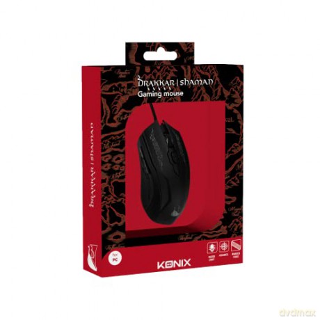 Konix Drakkar Shaman Gaming Mouse (Black)