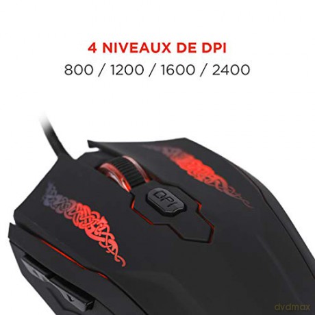 Konix Drakkar Shaman Gaming Mouse (Black)