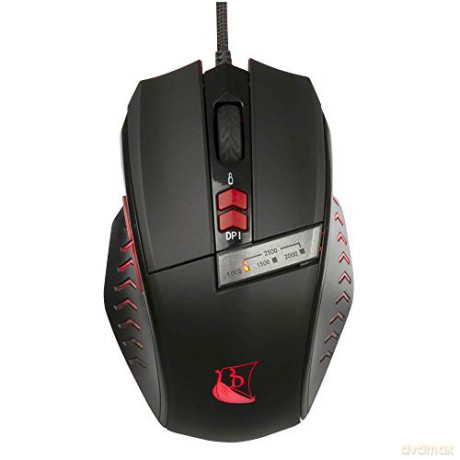Konix Drakkar Souris Runemaster Gaming Mouse (Black)