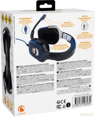 Konix Jujutsu Gaming Headset (Jujutsu Blue/Black)