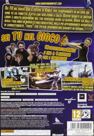 Kung-Fu: High Impact (Kinect) (ITA Cover) [GRA XBOX360]