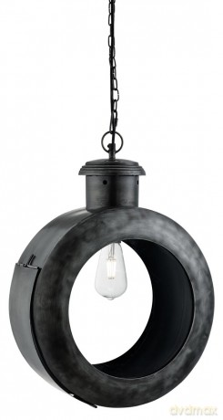 Large porthole pendant,1 light