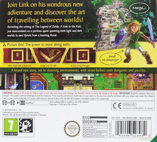 Legend of Zelda: A Link Between Worlds (Selects) [GRA 3DS]