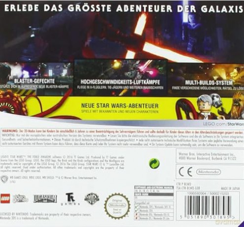 Lego Star Wars: The Force Awakens (German Box - Multi Lang in Game) [GRA 3DS]