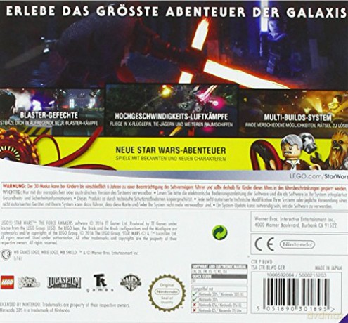 Lego Star Wars: The Force Awakens (German Box - Multi Lang in Game) [GRA 3DS]