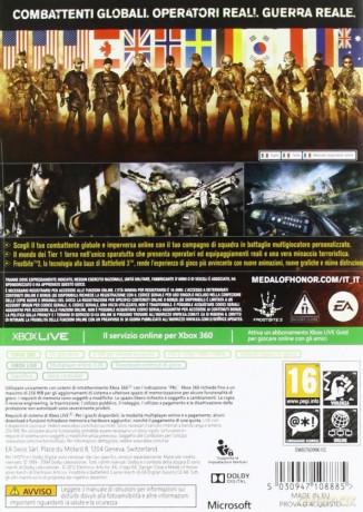 Medal of Honor: Warfighter (Italian Box Multi Lang in Game) [GRA XBOX360]