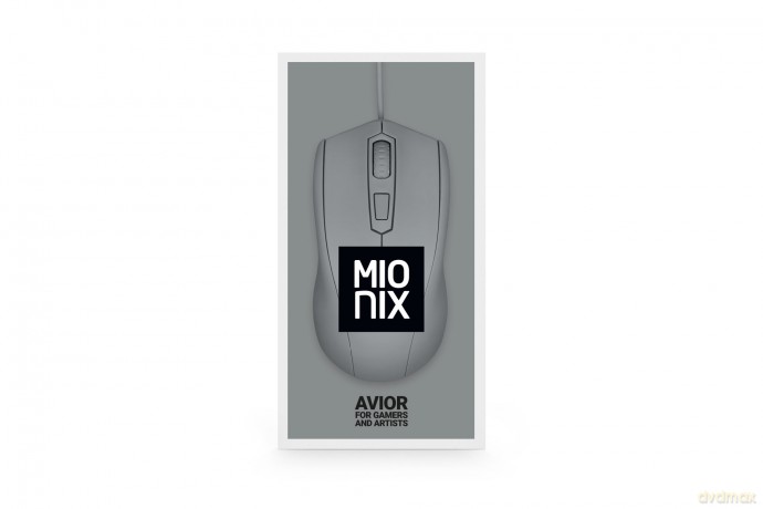 Mionix Avior Shark Fin Ambidextrous Optical Gaming Mouse (Grey)