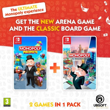 Monopoly + Monopoly Madness (Double Pack) [GRA SWITCH]