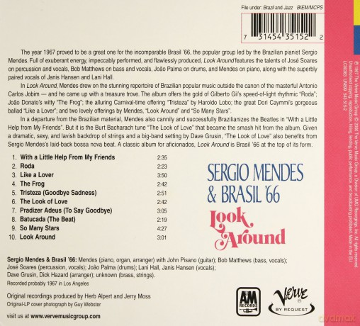 Sergio Mendes: Look Around [CD]