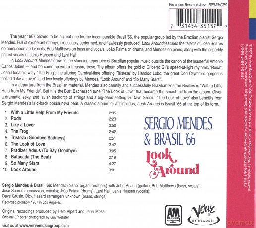Sergio Mendes: Look Around [CD]