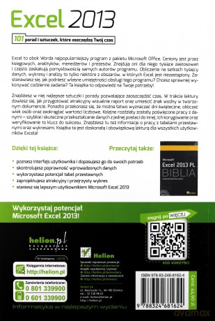 Excel 2013. 101 Porad i sztuczek [KSIĄŻKA]